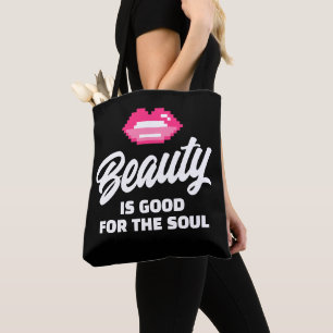 Beauty is good for the soul cute shoulder bag