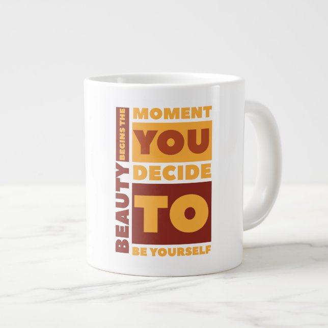 Beauty Jumbo Mug (Front Right)