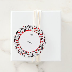 Beauty Makeup Favour Tags