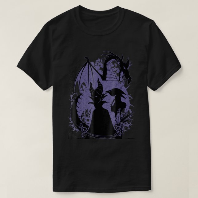 Beauty Maleficent Dragon .png T-Shirt (Design Front)