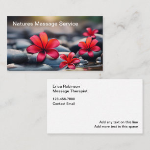 Beauty Massage Spa Business Cards