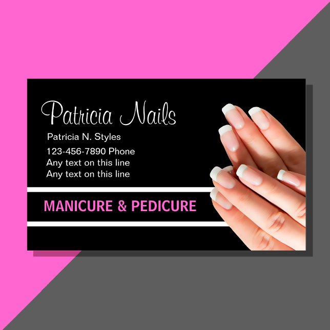 Beauty Nails Business Cards (Creator Uploaded)