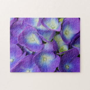 Beauty Of a Blue Hydrangea Jigsaw Puzzle