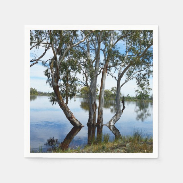 Beauty Of A Gum Tree, Napkin (Front)