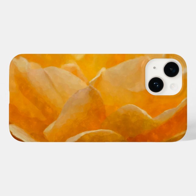 Beauty Of A Rose Painterly iPhone Case (Back (Horizontal))