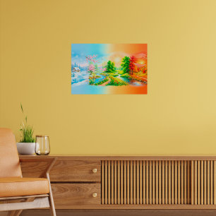 beauty of all four seasons poster