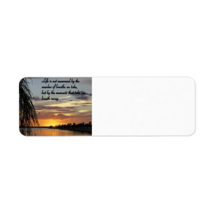 Beauty of Life Return Address Label