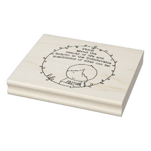 Beauty of Life Rubber Stamp
