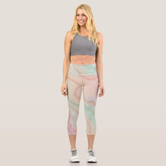 Beauty of Marble Capri Leggings