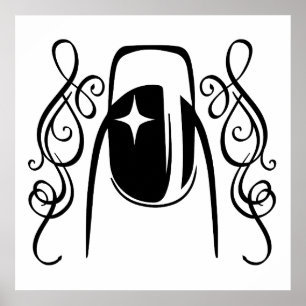 Beauty of Nail Design Poster