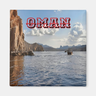 Beauty of Oman's coastline  Magnet
