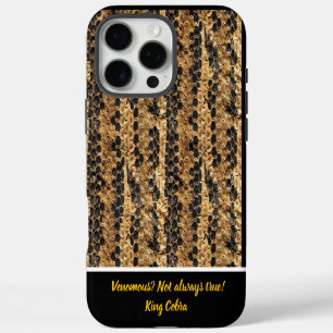 Beauty of patterned snakeskin iPhone 16 pro max case