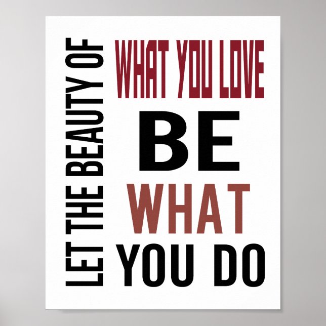 Beauty Of  (standard picture frame size) Poster (Front)