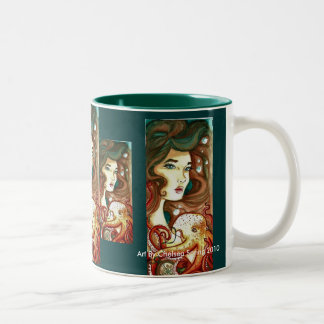 Beauty of the Deep By Chelsea Spring Two-Tone Coffee Mug