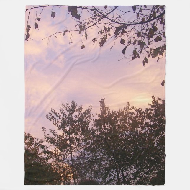 Beauty of the Dusk Fleece Blanket (Front)