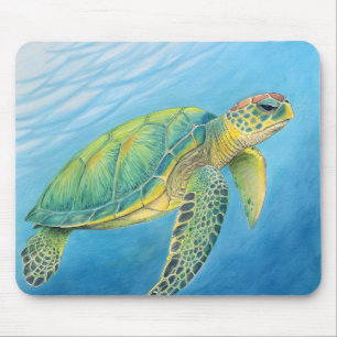 Beauty of the turtle mouse pad