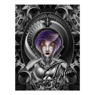 Beauty Of Trilia MTron GS Portrait SCP Poster