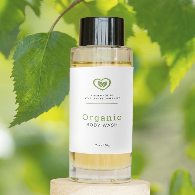 Beauty organic beauty organic leaves logo label (Creator Uploaded)