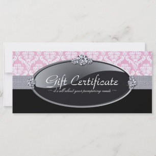 BEAUTY PARLOUR GIFT CERTIFICATE