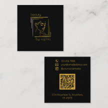 Beauty Parlour | Hair Salon | Black & Gold