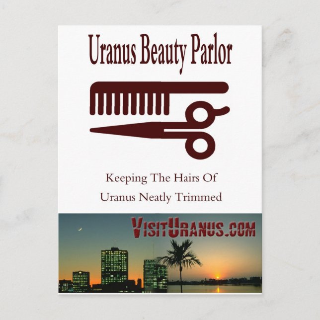 Beauty Parlour Postcard (Front)