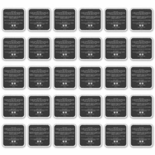 Beauty Product Ingredients 2 inch Sticker 30x