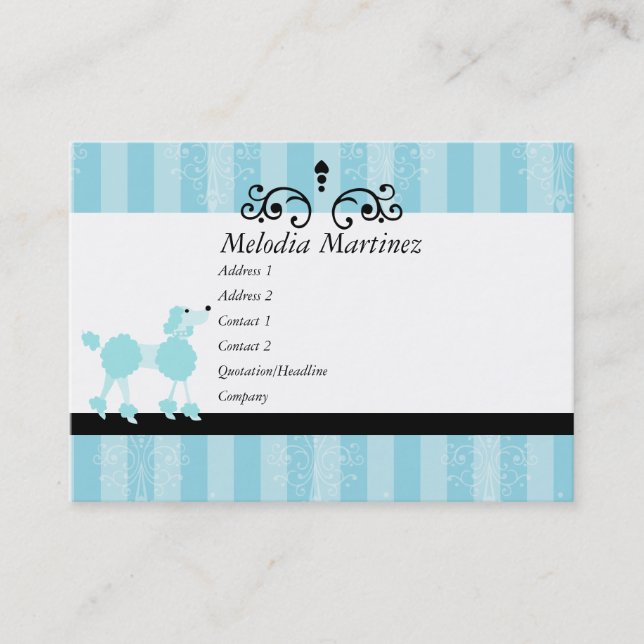 Beauty Puppy Business Card (Front)