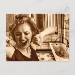 Beauty Queen in the Morning Postcard