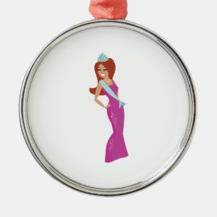 Beauty Queen Metal Tree Decoration
