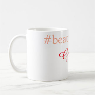 Beauty queenhashtag light red add name girl boss  coffee mug