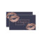 Beauty room typography lips faux rose gold