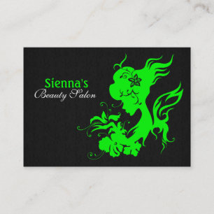 Beauty Salon Appointment Card (Lime)