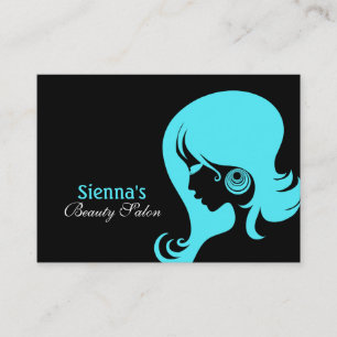 Beauty Salon Appointment Card (Turquoise)