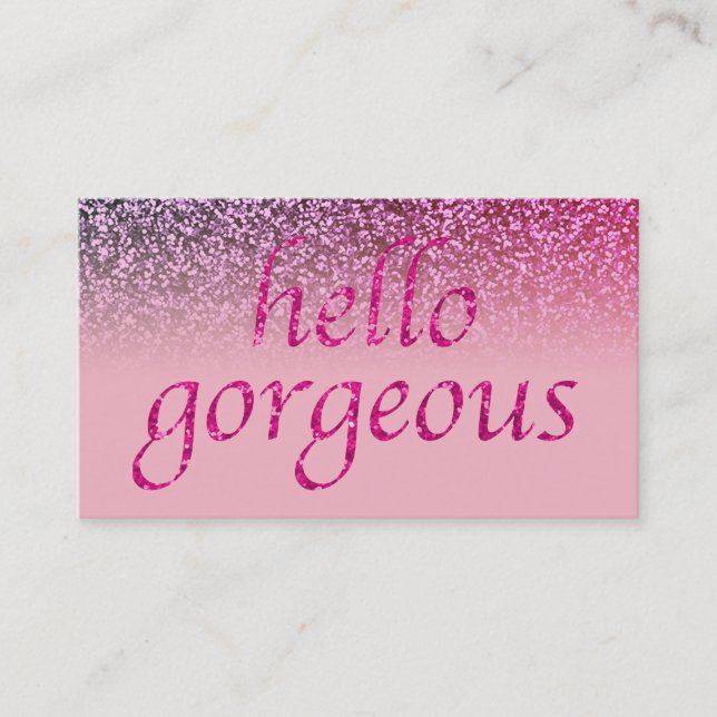 Beauty Salon Appointment Pink | Hello Gorgeous (Front)