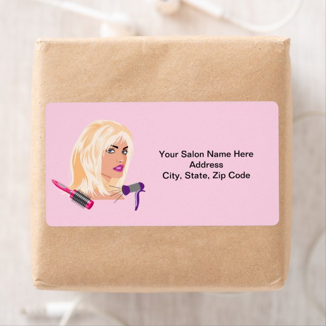 Beauty Salon Barbershop  Labels (Insitu)