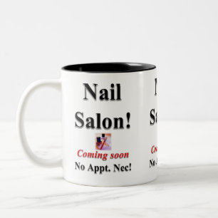 Beauty Salon, Barbershop, Tanning, Nail Salon Mugs