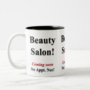 Beauty Salon, Barbershop, Tanning, Nail Salon Mugs