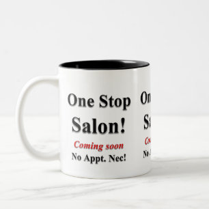 Beauty Salon, Barbershop, Tanning, Nail Salon Mugs