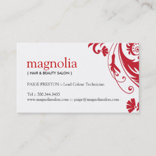 Beauty Salon Business Cards