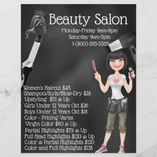 Beauty Salon Business Promotional Flyer