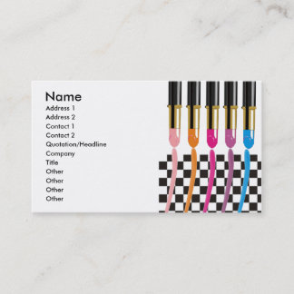 Beauty Salon, Cosmetics, or Makeup Artist Business Business Card