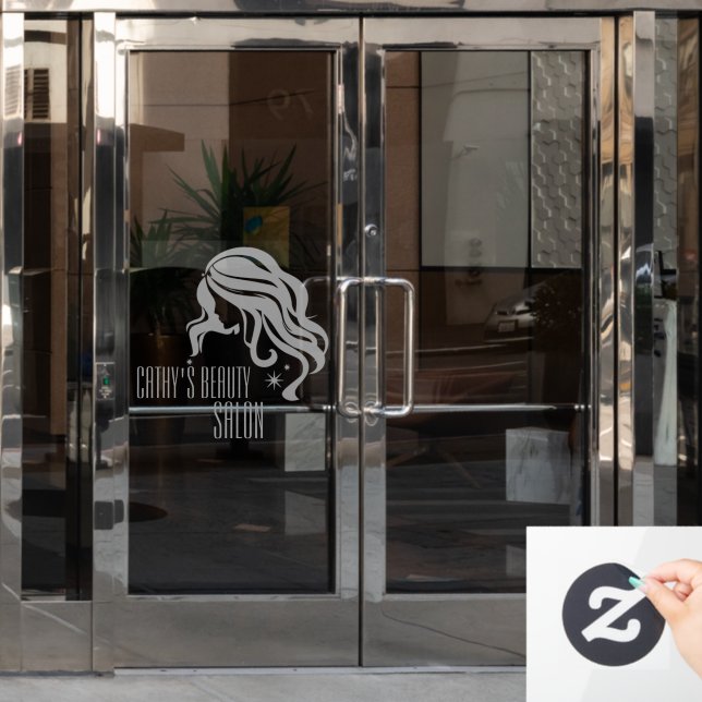 Beauty Salon Custom Business (Office Door)