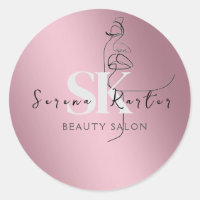 Beauty Salon Face Abstract Woman Modern Minimalism