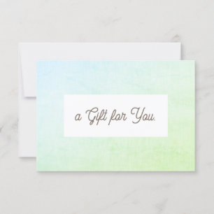 Beauty Salon  Gift Certificate