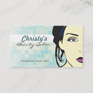 Beauty Salon/ Hair Sylist Business Card-2 Card