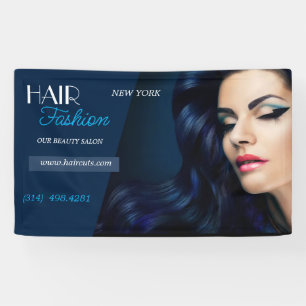 beauty salon haircut scissor hairdresser modern banner