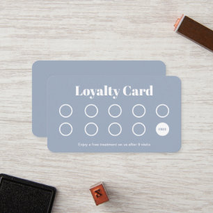 Beauty Salon Loyalty Card for makeup artist spa