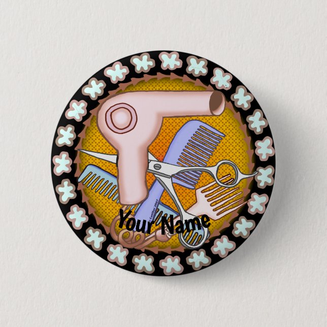 Beauty Salon Magic  button (Front)