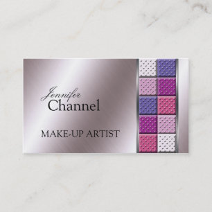 Beauty Salon Make-Up Artist Business Cards