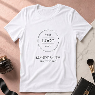 Beauty Salon Makeup Business Logo Tri-Blend Shirt